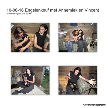 Knuffelen met Annemiek en Vincent